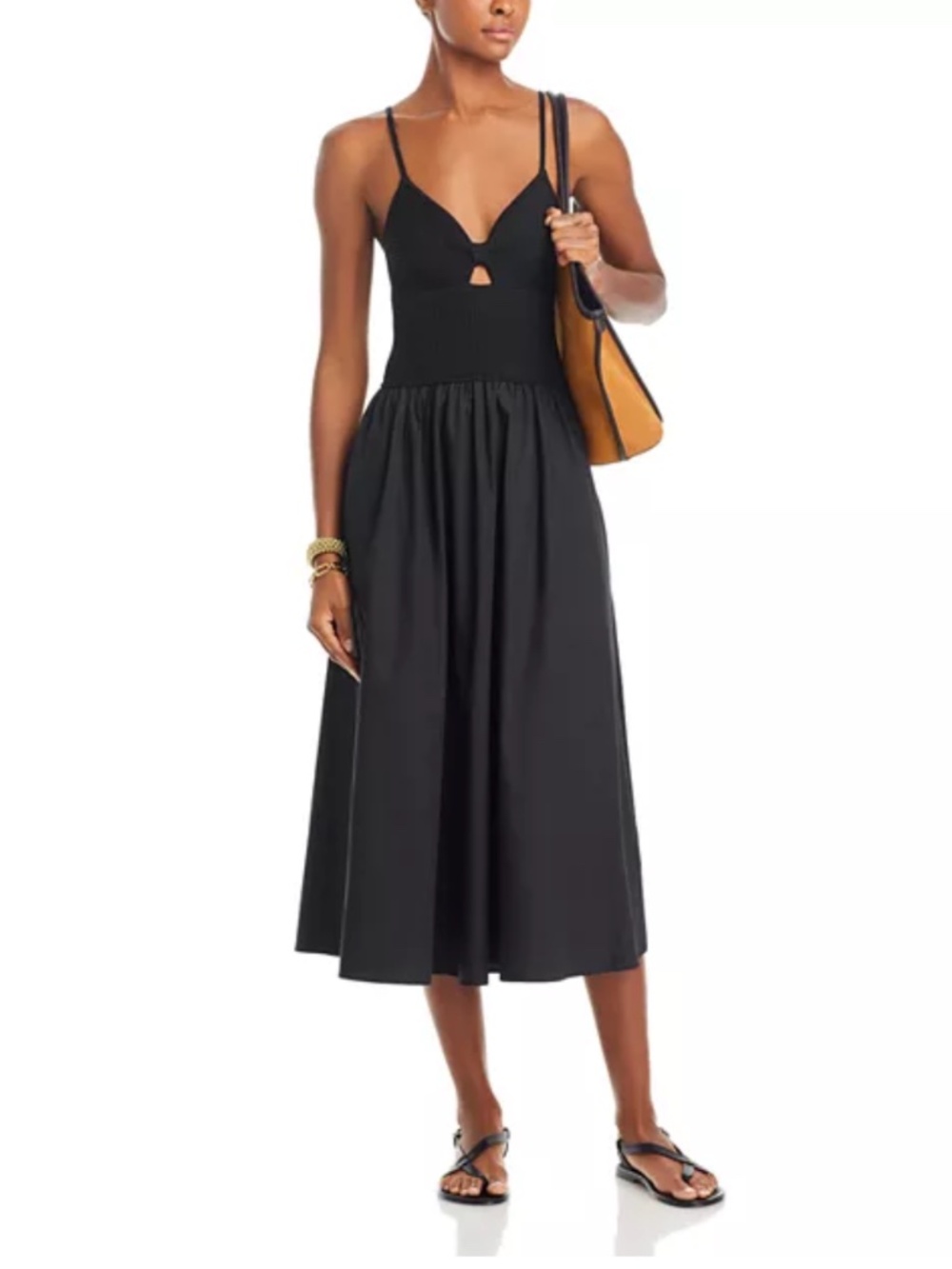 LUCY PARIS Barcelona Cutout Midi Dress